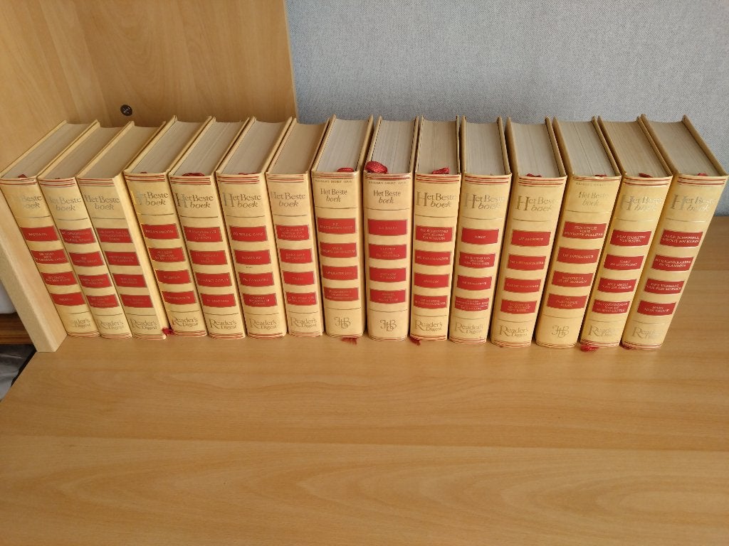15 leesboeken Reader’s Digest serie, Enlèvement, Comme neuf, Diverse auteurs, Pays-Bas