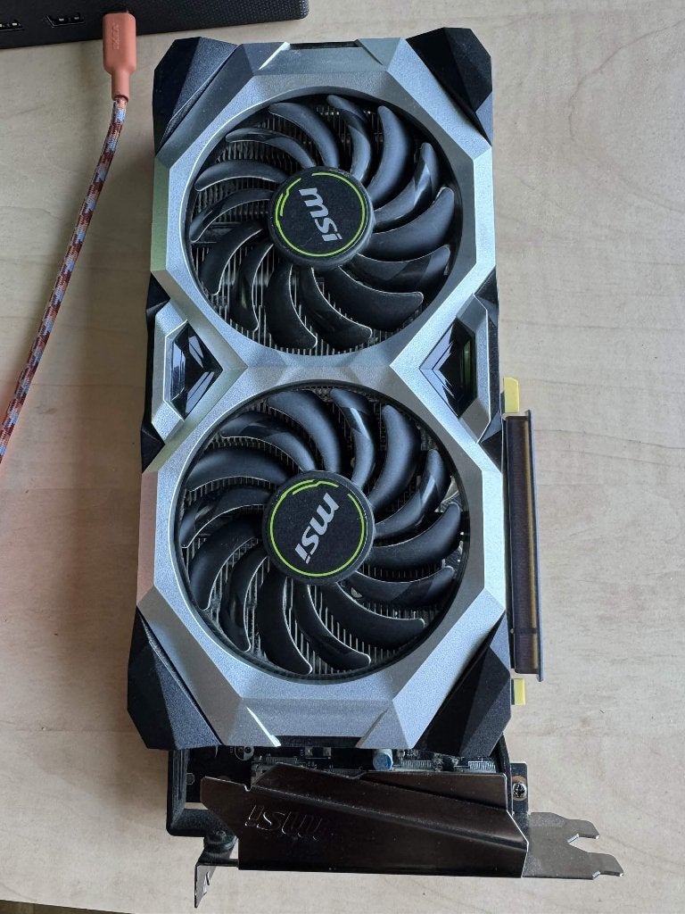 GeForce RTX 2080 VENTUS 8G V2, Computers en Software, PCI-Express 3, Gebruikt, GDDR6, Ophalen of Verzenden
