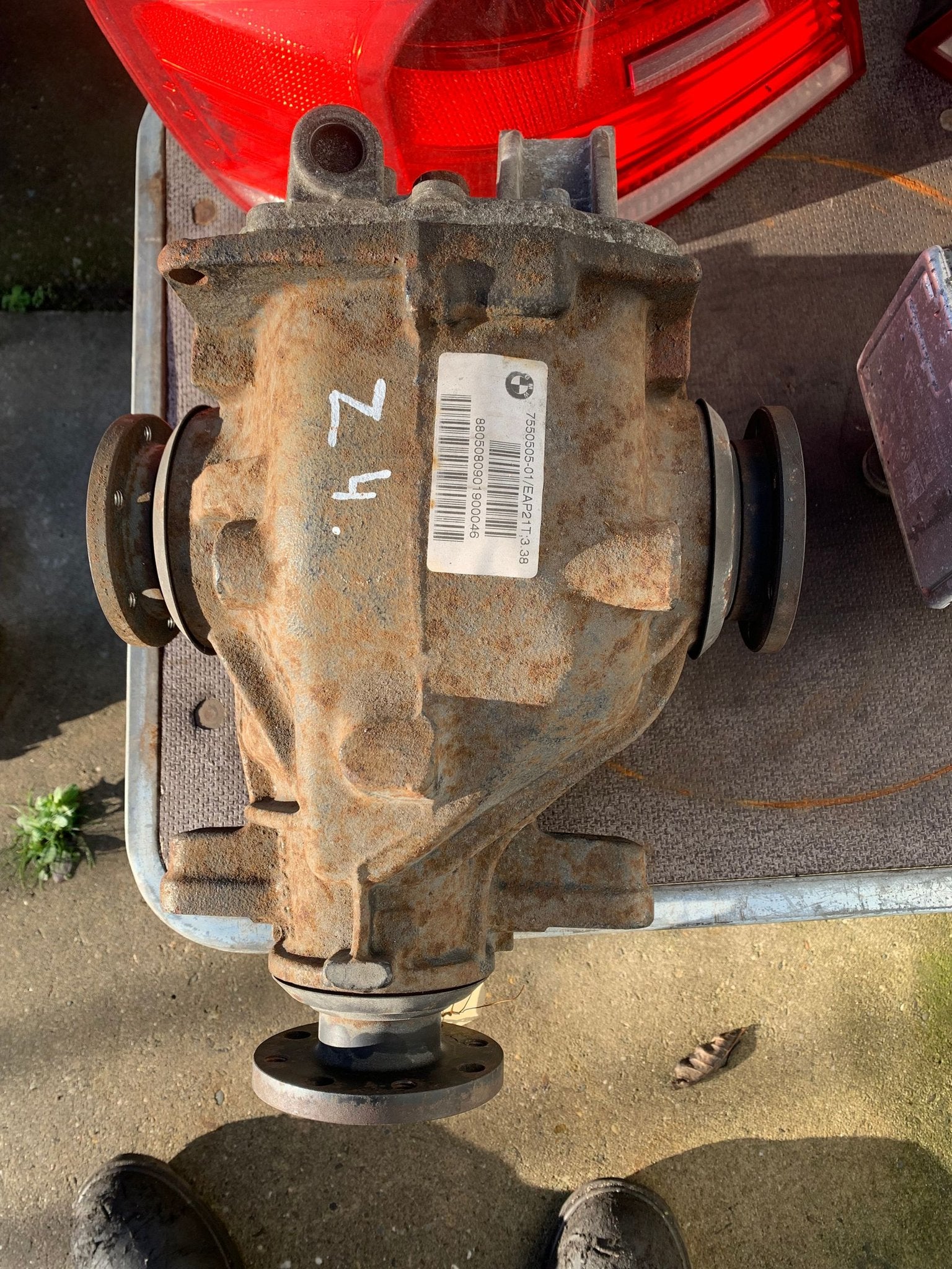 differentieel BMW Z4 2.0 2002 tot 2009 benzine 7550505 3:38, Auto-onderdelen, Gebruikt, -, -, Ophalen of Verzenden