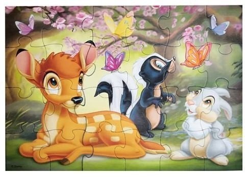 Bambi Puzzel - 24 stukjes - Disney Legpuzzel, Enlèvement ou Envoi, 10 à 50 pièces, Neuf, 2 à 4 ans