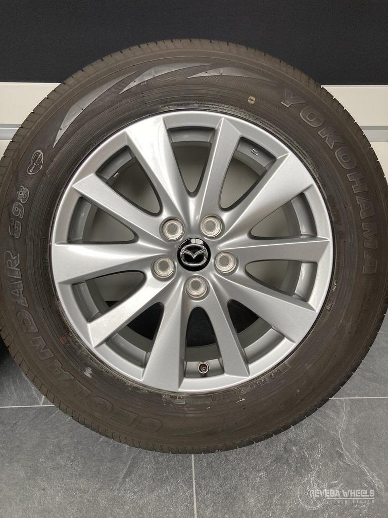17” originele Mazda CX-5 velgen banden 5x114.3 9965 66 7070, Auto-onderdelen, Gebruikt, -, -, Banden en Velgen