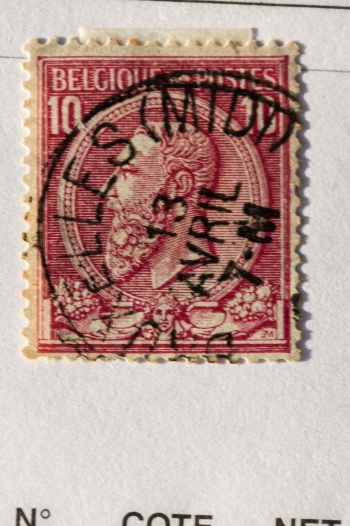 Timbre OBP 46 de Belgique, Enlèvement ou Envoi, Chefs d'Etat, Affranchi, Timbre-poste
