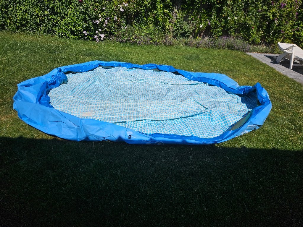 Intex bad 366x76, Jardin & Terrasse, Piscines, Utilisé, Piscine gonflable, Moins de 80 cm, 200 à 400 cm, 200 à 300 cm, Rond, Enlèvement