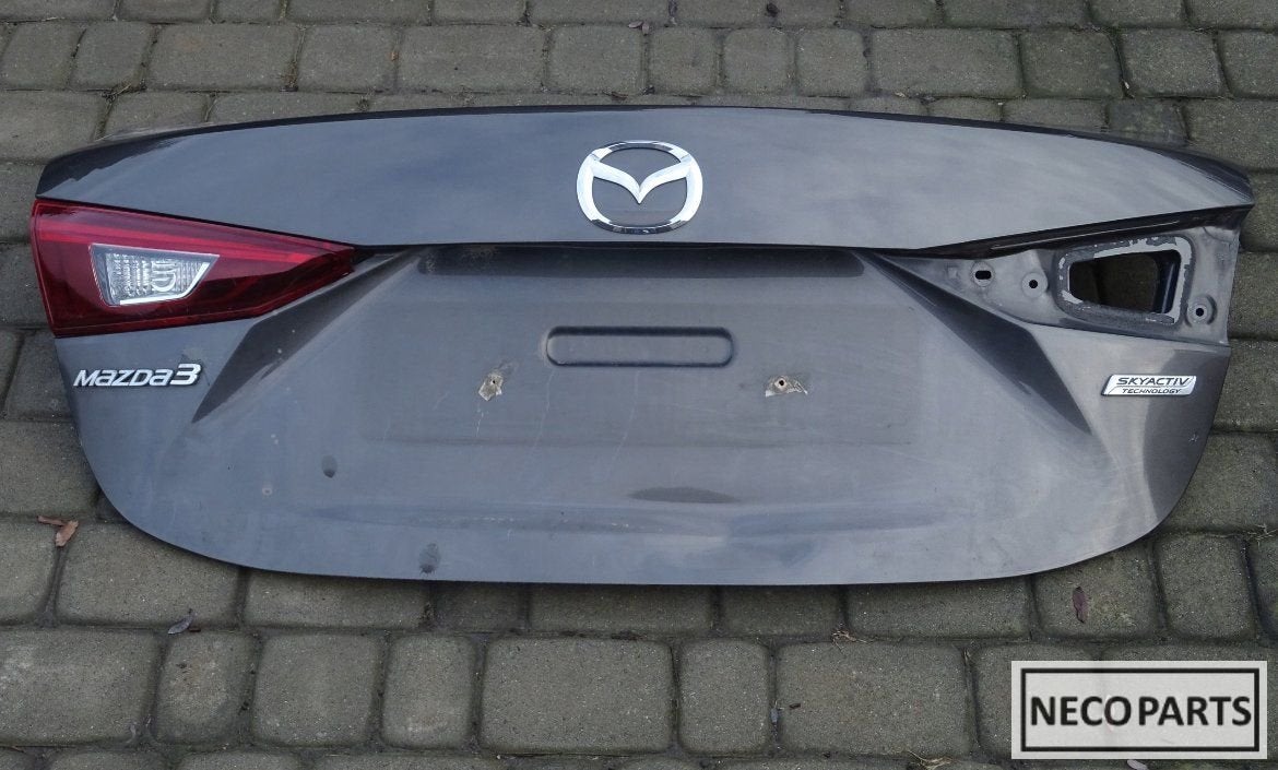 MAZDA 3 III BM SEDAN ACHTERKLEP ORIGINEEL LEVERBAAR!!, Gebruikt, -, -, Ophalen of Verzenden