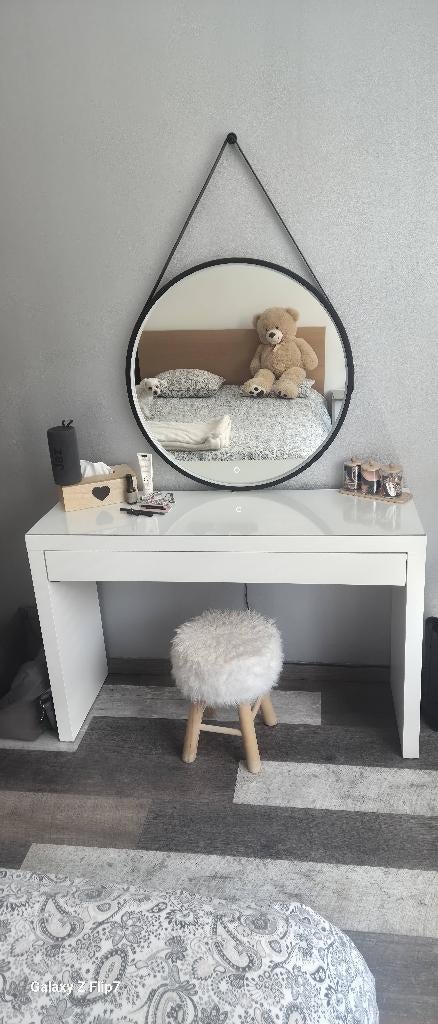Coiffeuse avec tabouret, Enlèvement ou Envoi, Moins de 100 cm, Comme neuf, 100 à 150 cm