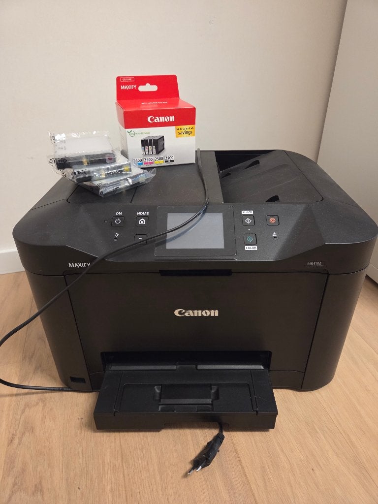 Canon MB5150 kleurprinter met inktcartridges, in goede staat, Informatique & Logiciels, Imprimante, Enlèvement, Utilisé, Imprimante à jet d'encre