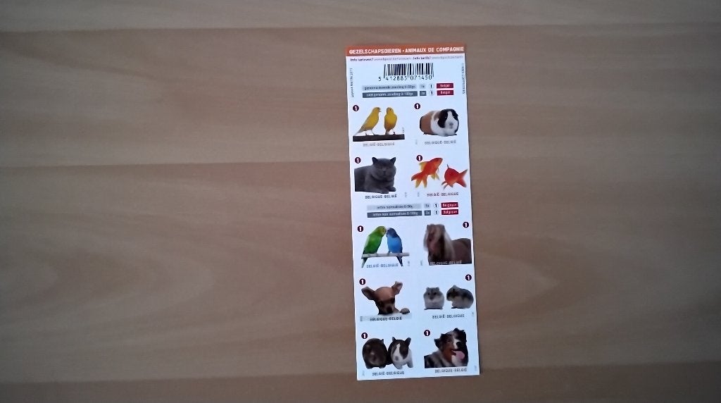 B128 ** Gezelschapsdieren., Envoi