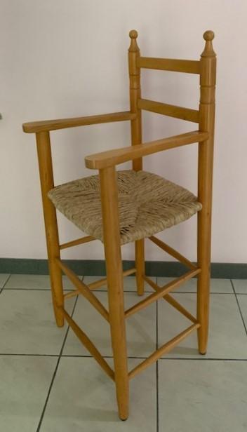 Chaise haute en bois pour enfant, Enlèvement, Comme neuf, Chaise de table
