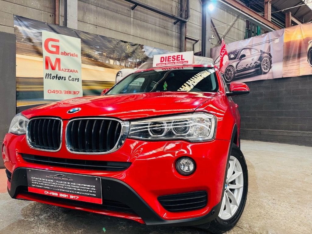 BMW X3 X-Drive 2.0 Cuir GPS Airco Att remorque, Autos, BMW, Entreprise, Achat, X3, ABS, Airbags, Climatisation automatique, Phares Bi-Xénon
