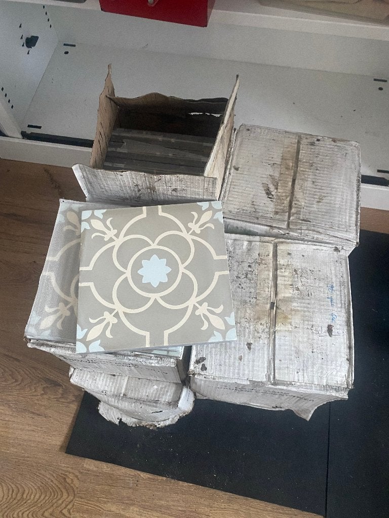 Cementtegel 20cm op 20 cm, Doe-het-zelf en Bouw, Tegels, Ophalen, Overige materialen, Nieuw, 20 tot 40 cm