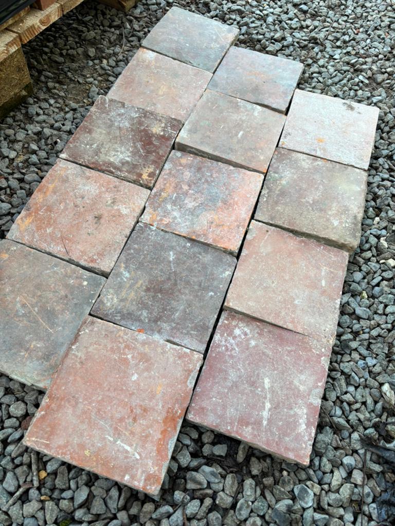Antieke terracotta tegels. Voor info BELLEN 0474220705, Antiek en Kunst, Ophalen