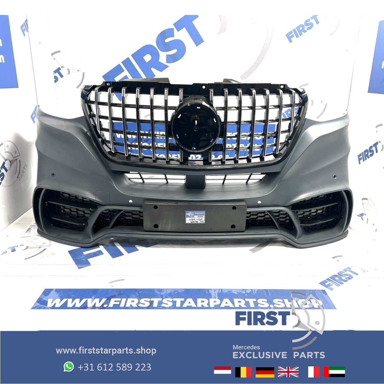 W907 AMG KEGGER PETRONAS EDITION BUMPER Mercedes SPRINTER W9, Gebruikt, -, Voor, Ophalen of Verzenden