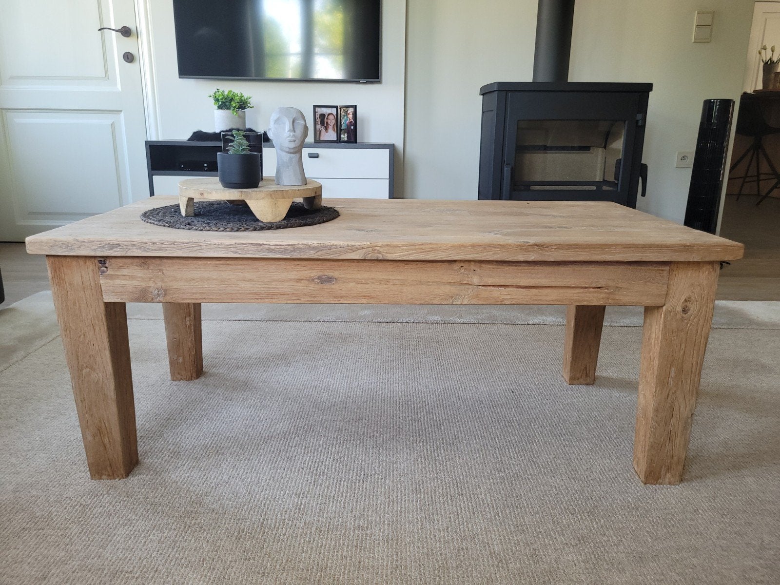 Salontafel Teak, Ophalen