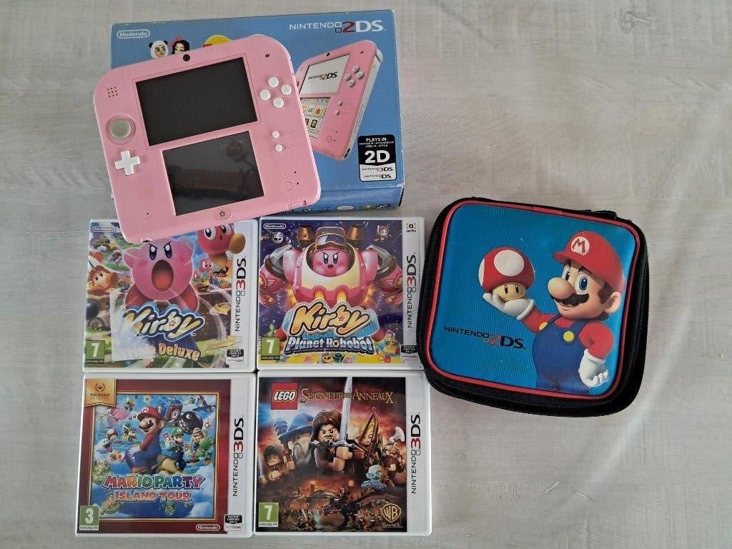 CONSOLE NINTENDO 2DS, Rose, 2DS, Enlèvement, Utilisé