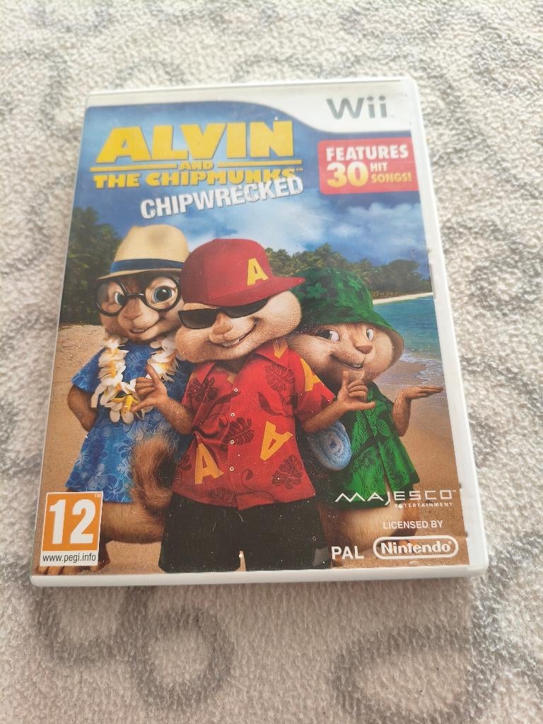 Nintendo WII game - Alvin And The Chipmunks, Games en Spelcomputers, Ophalen, Zo goed als nieuw, Avontuur en Actie