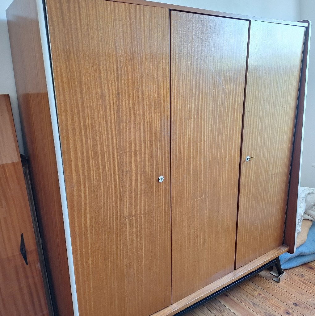 Unieke vintage kleerkast, Huis en Inrichting, Ophalen, Met deur(en), Gebruikt, 150 tot 200 cm