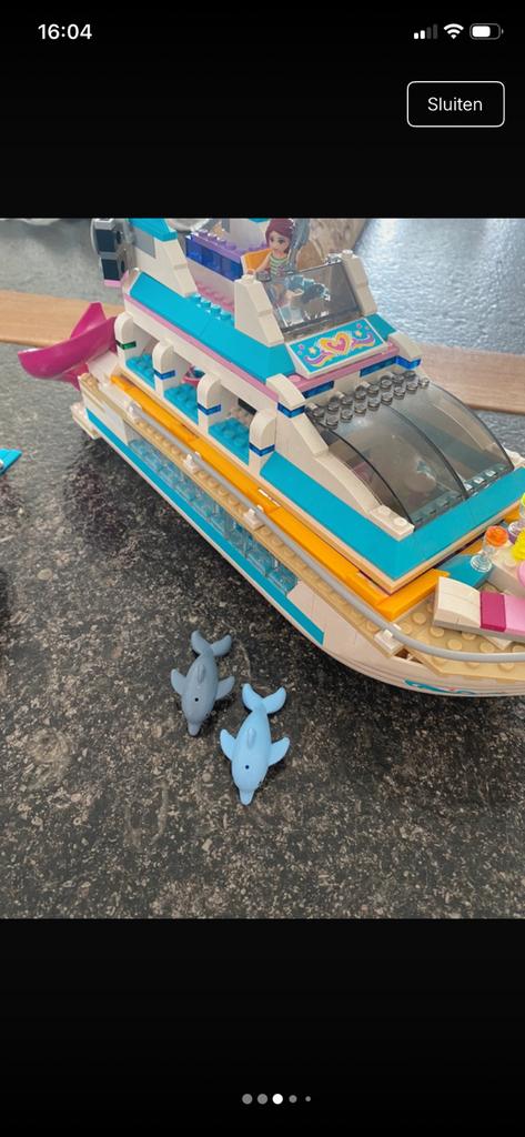 Lego Friends cruise schip, Ophalen, Gebruikt, Overige merken