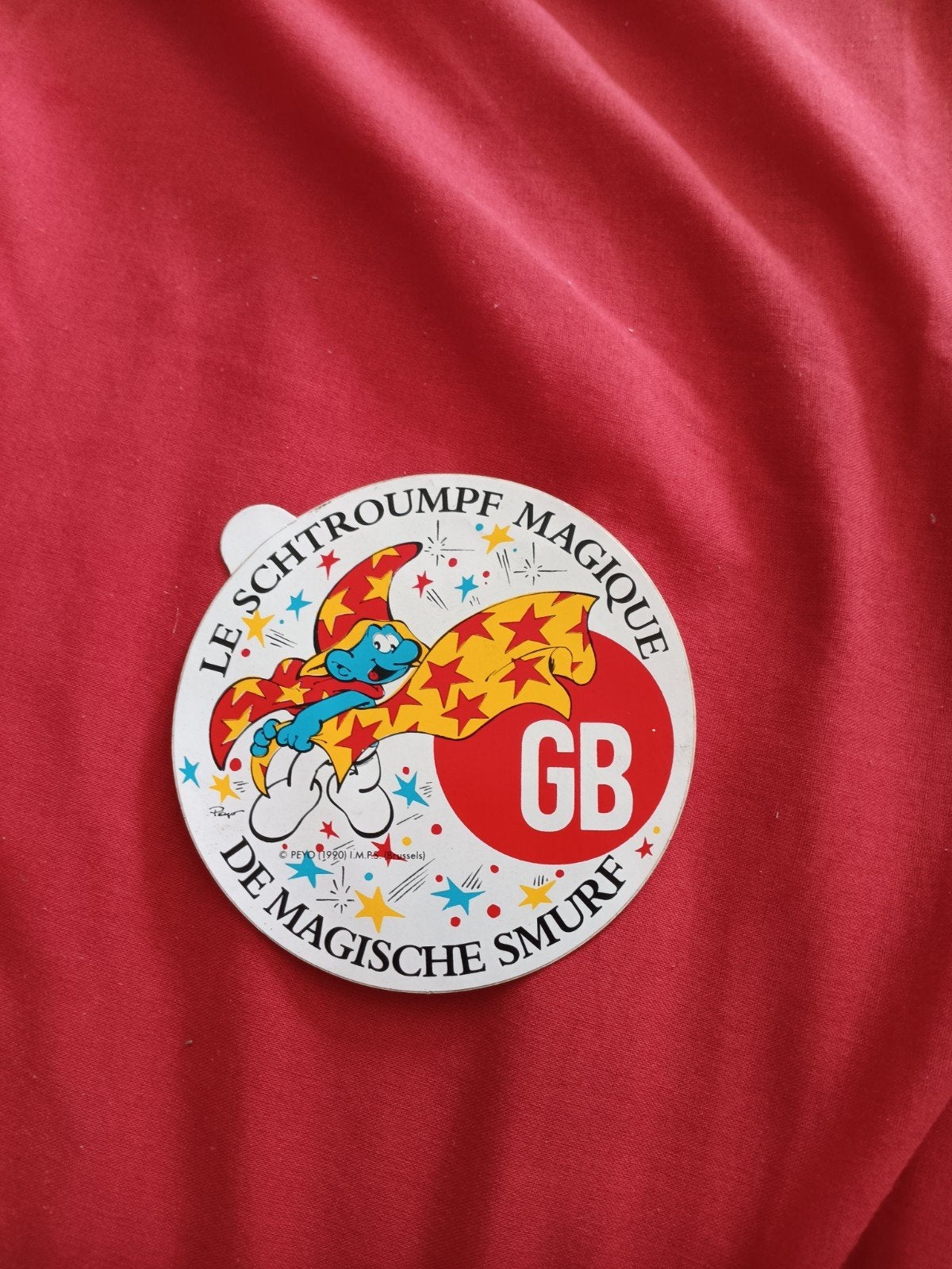 sticker van smurfen, Ophalen of Verzenden, Sticker