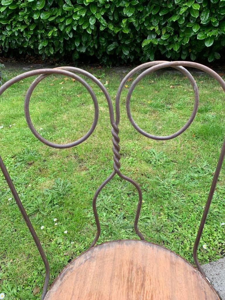 4 Chaises de jardin vintage - également pour l’intérieur, Jardin & Terrasse, Enlèvement, Utilisé
