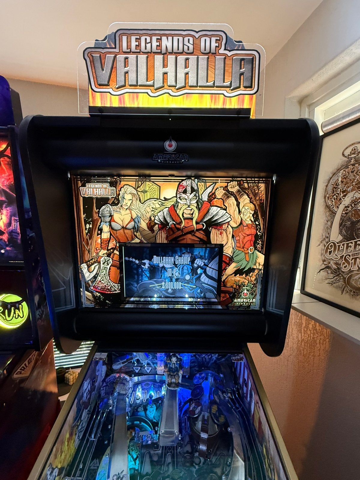 Legends of Valhalla Limited Flipperkast, Verzamelen, Automaten | Flipperkasten, Overige soorten, Zo goed als nieuw, Flipperkast