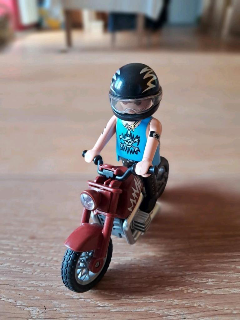 Playmobil Sports & Action 5527 Moto Custom, Enlèvement ou Envoi, Utilisé, Ensemble complet