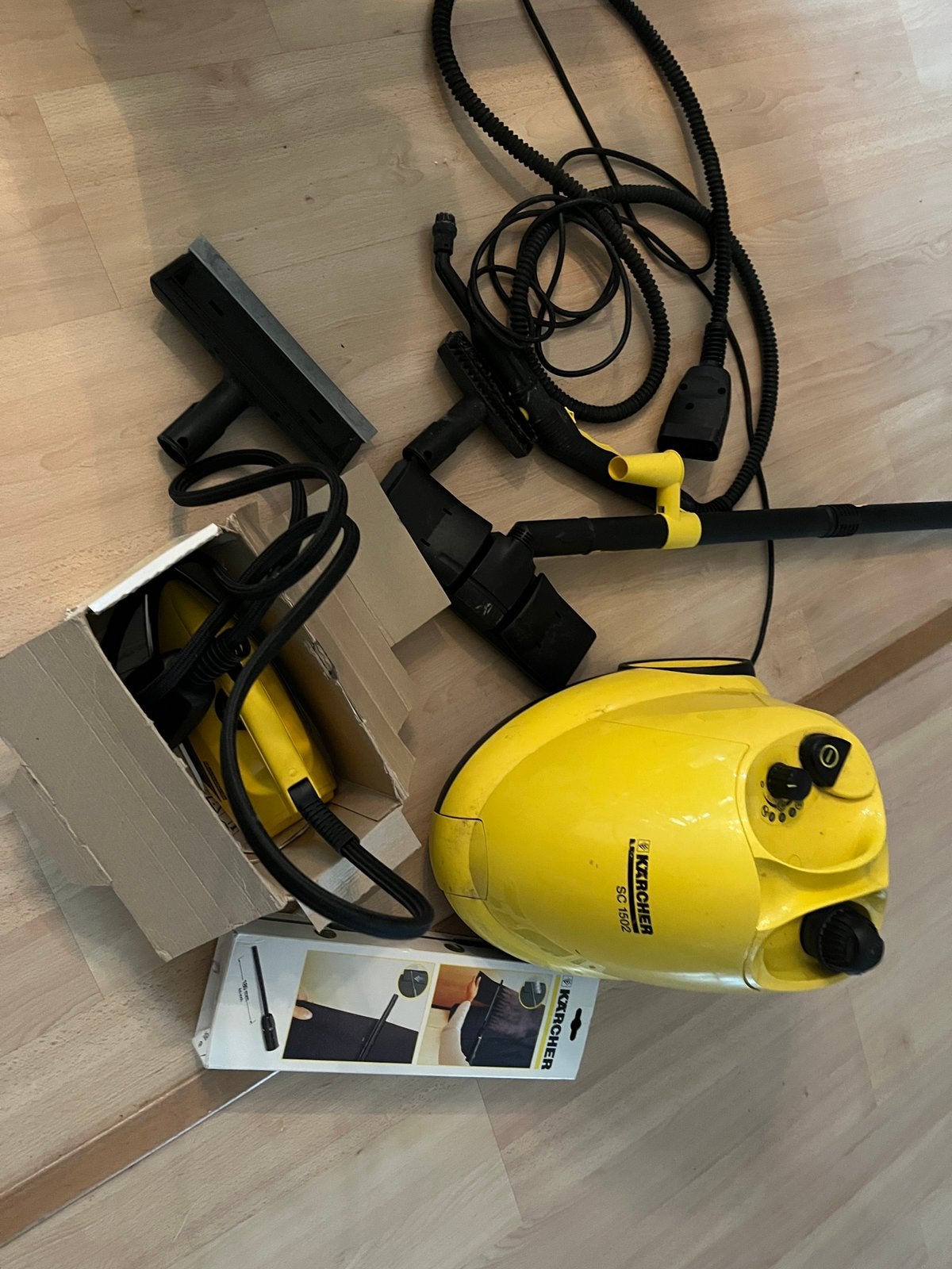 Kärcher SC 1502 + accessoires – project/onderdelen, Electroménager, Vapeurs, Enlèvement, Utilisé, Nettoyeur à vapeur