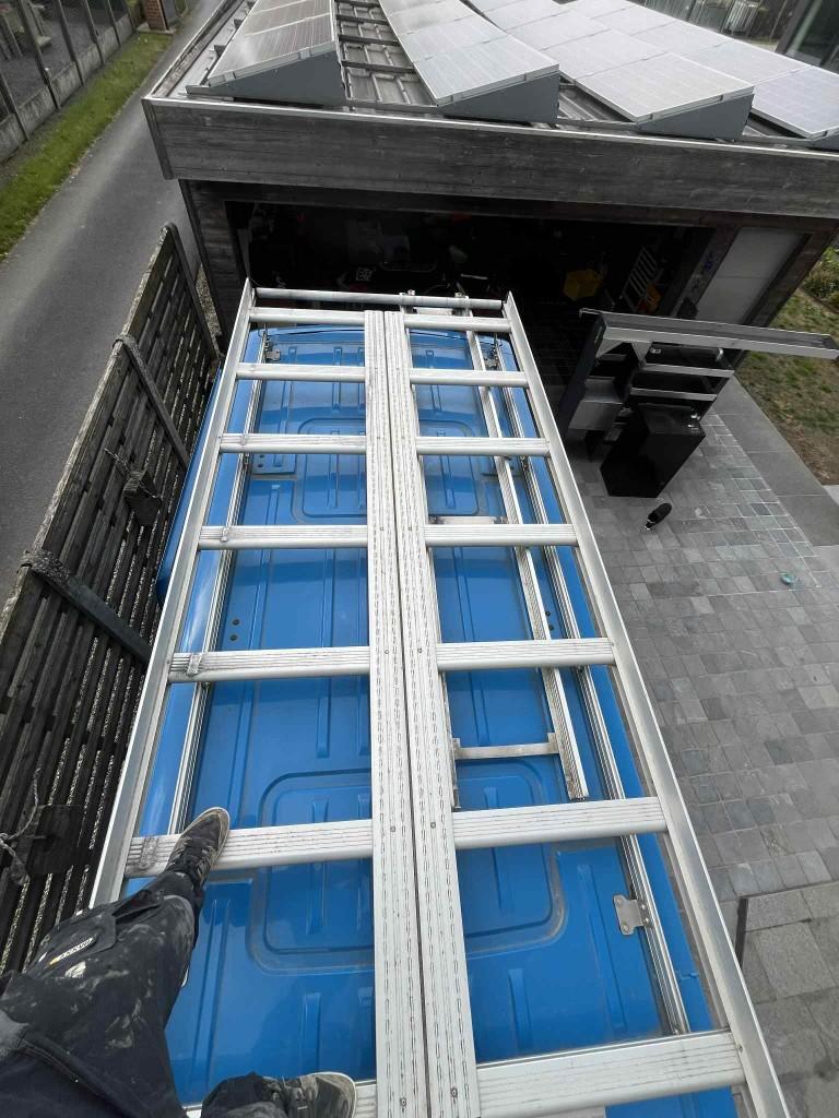 Aluminium dakrek (imperiaal) bestelwagen, Auto diversen, Dakdragers, Ophalen, Zo goed als nieuw