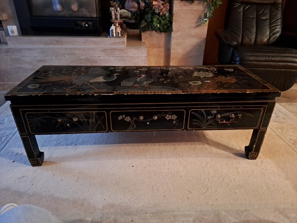 chinese salontafel, Ophalen, Gebruikt
