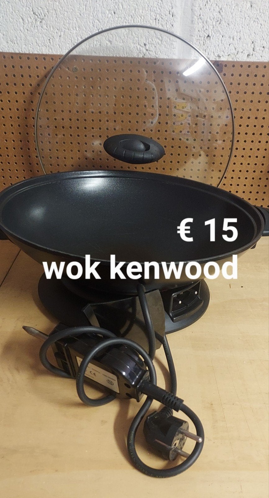 Wok / koffiemachine, Maison & Meubles, Cuisine | Casseroles & Poêles, Enlèvement, Wok