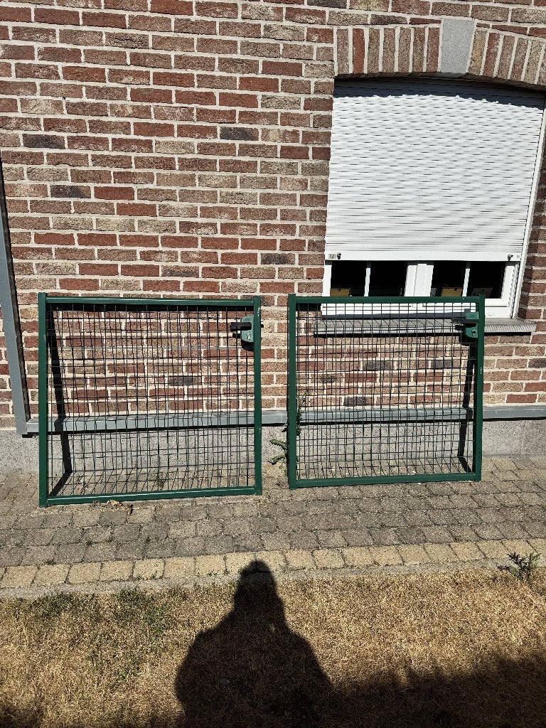 Barrière de jardin, Tuin en Terras, Tuinpoorten, Ophalen, Gebruikt, 100 tot 150 cm, Draaipoort