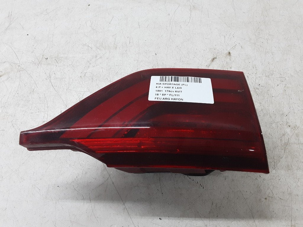 PANNEAU ARRIÈRE GAUCHE AVEC LAMPE Kia Sportage (QL), Kia, Info@kia.de, Utilisé, Theodor-Heuss-Allee 11
60486  Frankfurt am Main, DE