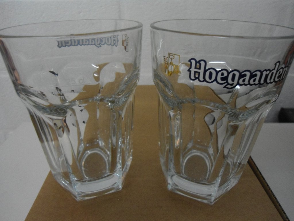 hoegaarden glazen allerlei: kelk, grand crue, longdrink,..., Verzamelen, Ophalen of Verzenden, Nieuw