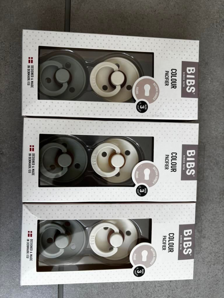 Bibs fopspenen maat 3 (3 dozen), Ophalen, Nieuw