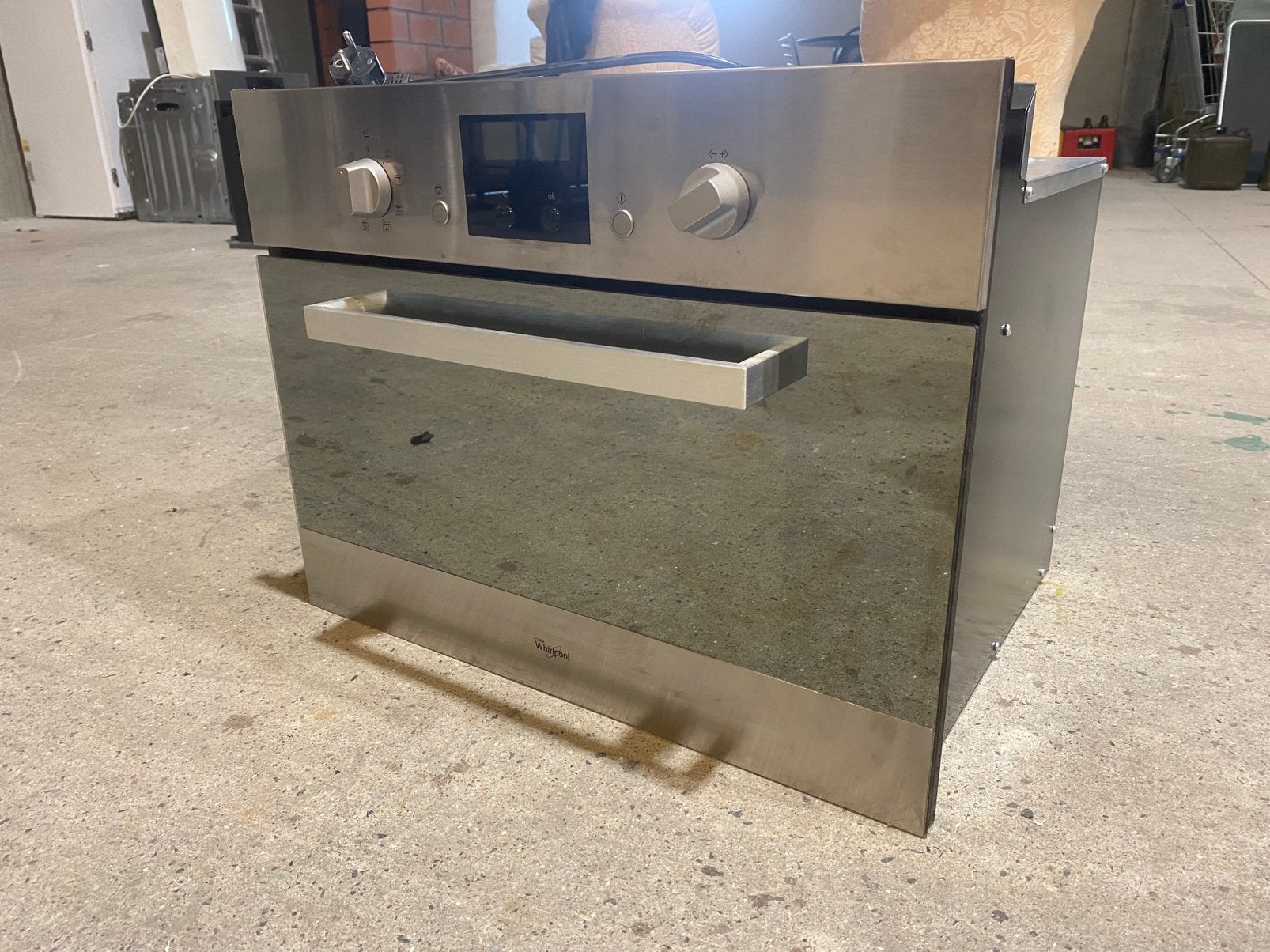 Whirpool Combi oven - microgolf, Elektronische apparatuur, Microgolfovens, Ophalen, Hete lucht, Zo goed als nieuw, Inbouw