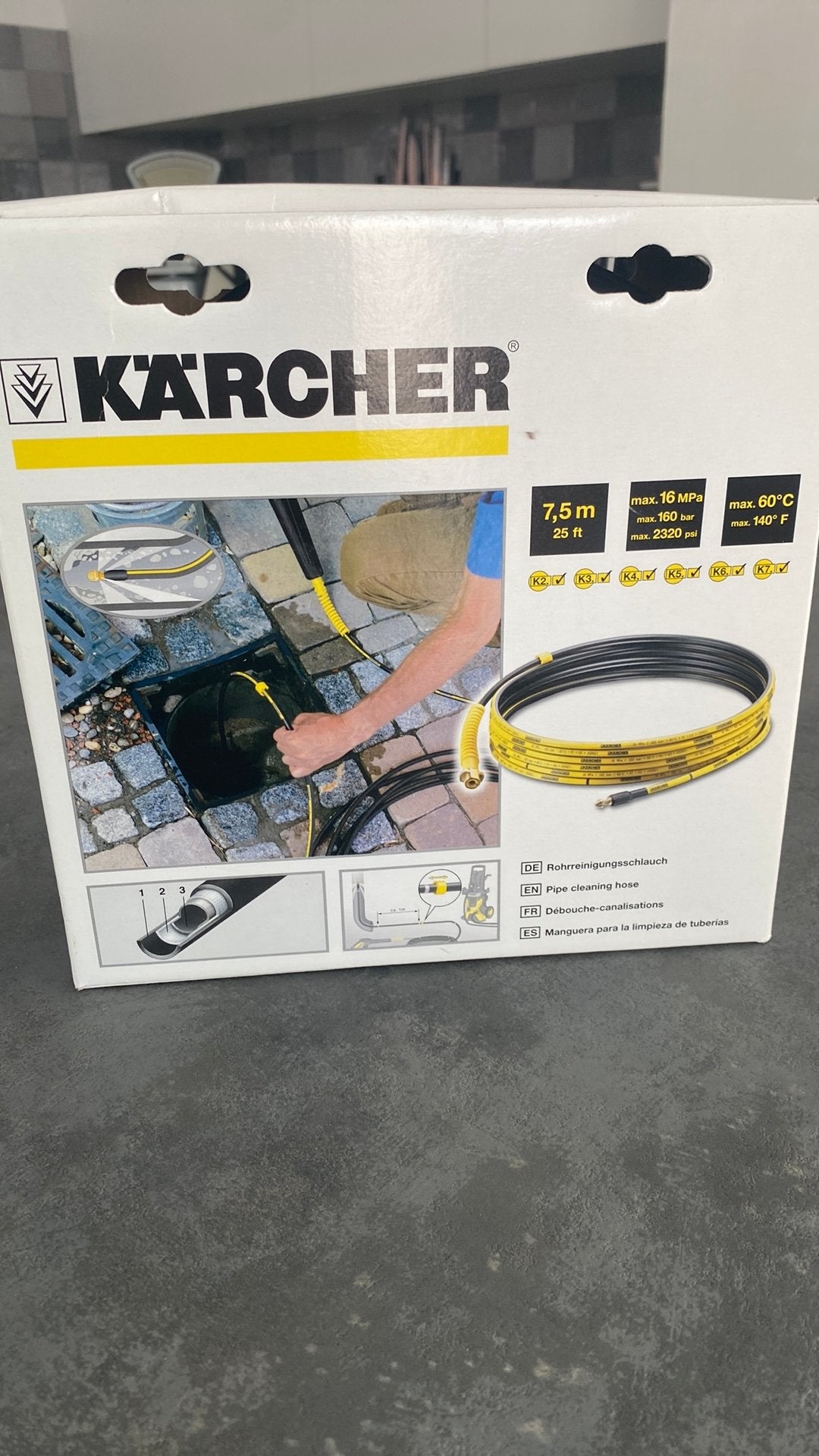Karcher rioolreinigingsslang, Tuin en Terras, Ophalen, Nieuw