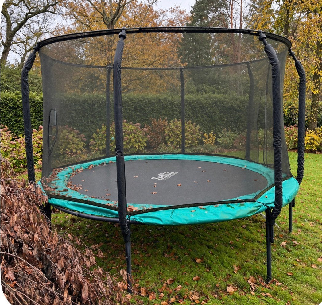 Trampoline, Ophalen, Gebruikt