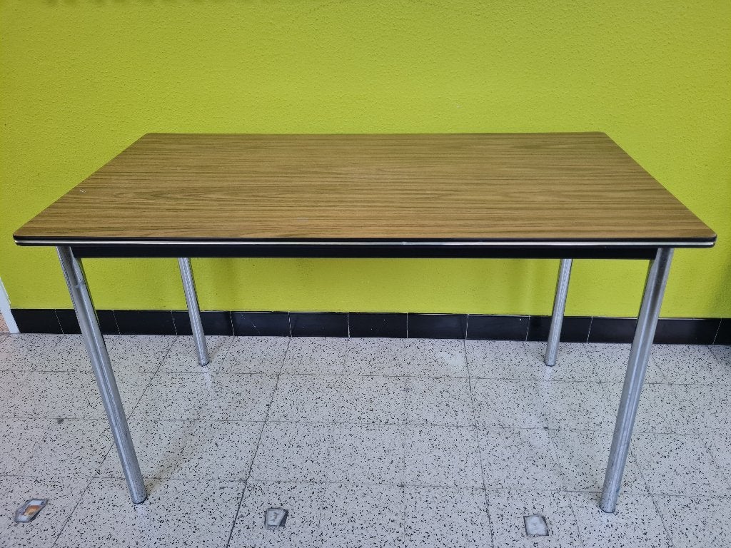 vintage formica tafel - keukentafel 120 x 60 x h75 cm, Ophalen