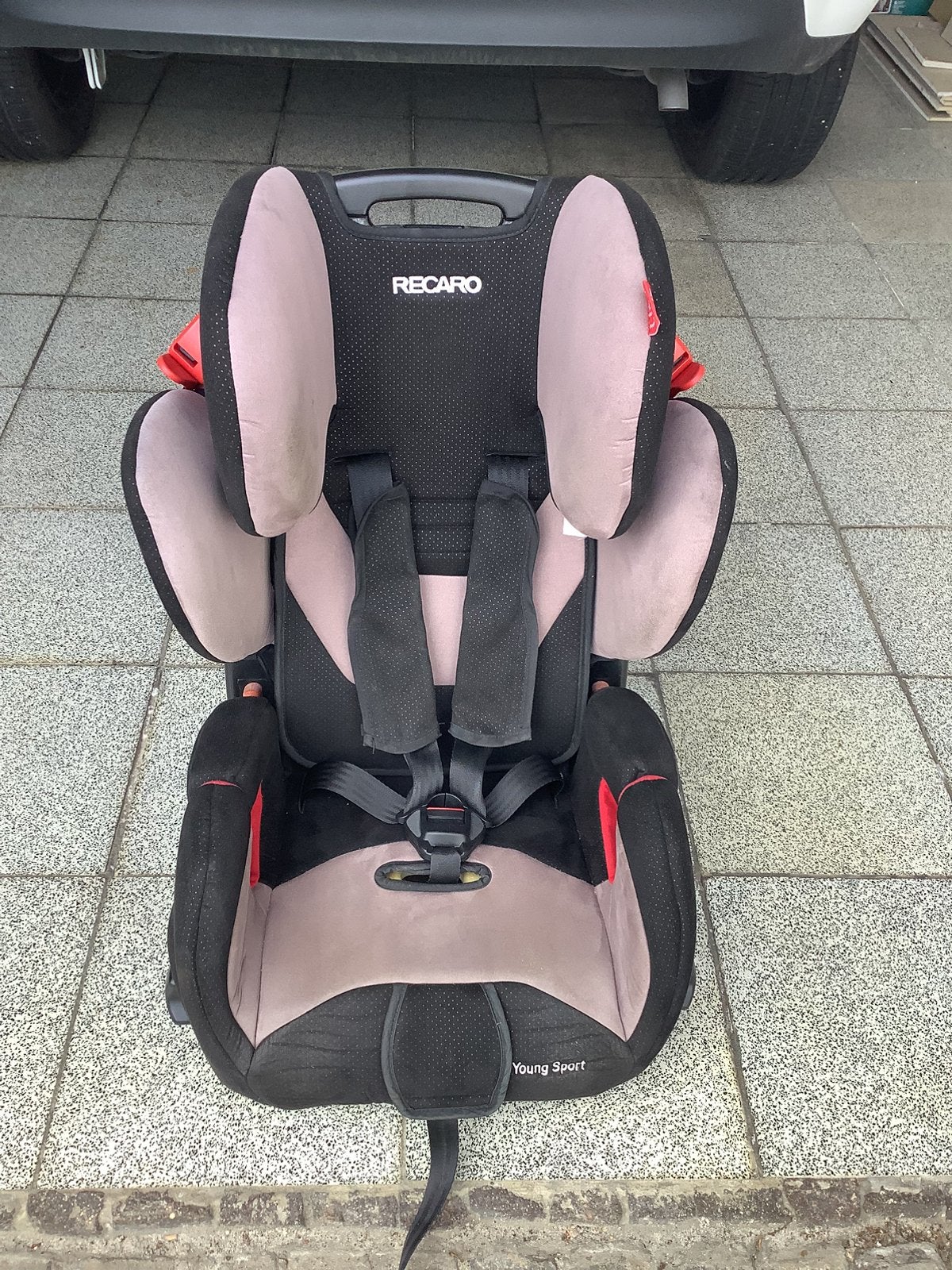 Autostoel Recaro Young Sport voor kinderen van 9-36kg, Verstelbare rugleuning, 9 t/m 36 kg, Ophalen, Overige merken