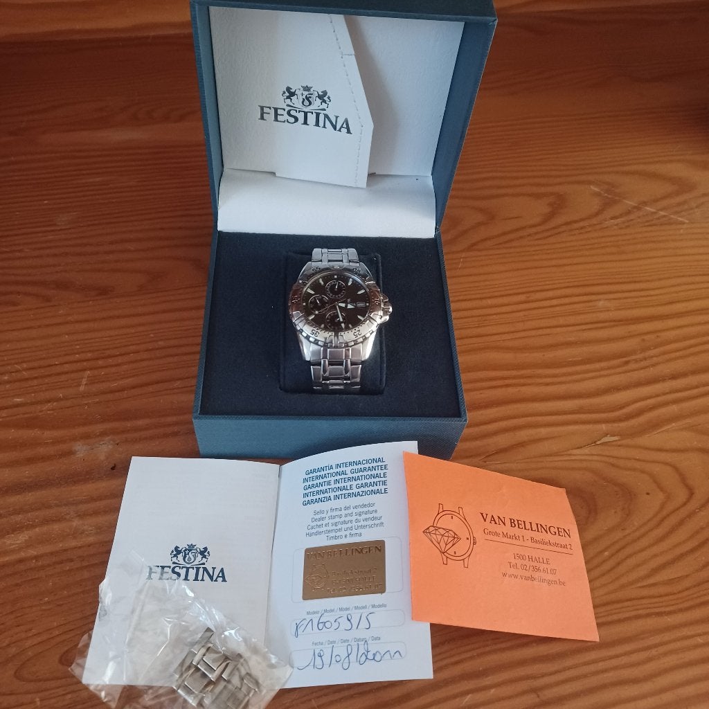 Montre Festina, Montre-bracelet, Autres marques, Enlèvement ou Envoi, Acier