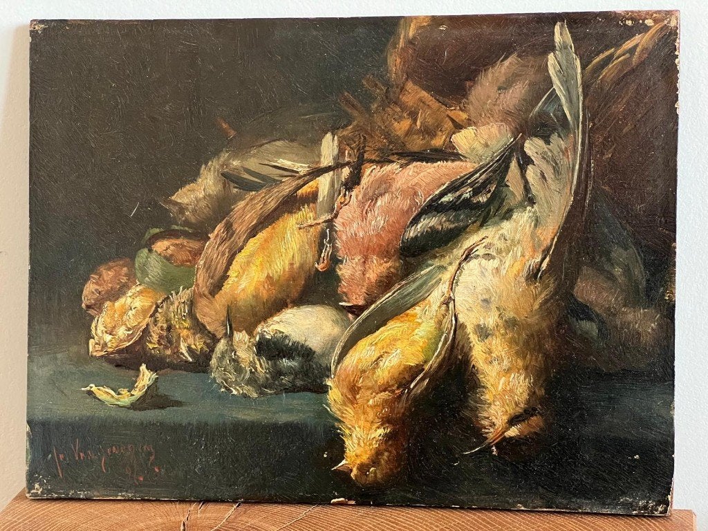 Joseph van Genegen / Stilleven, Enlèvement ou Envoi, Daté, Nature morte, Panneau