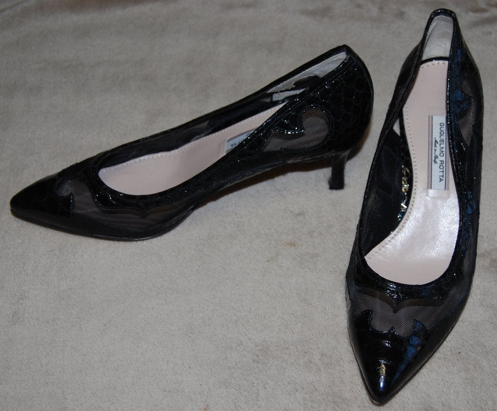 Schoenen Guglielmo Rotta maat 36, Zwart, Ophalen of Verzenden, Schoenen met hoge hakken, Guglielmo Rotta