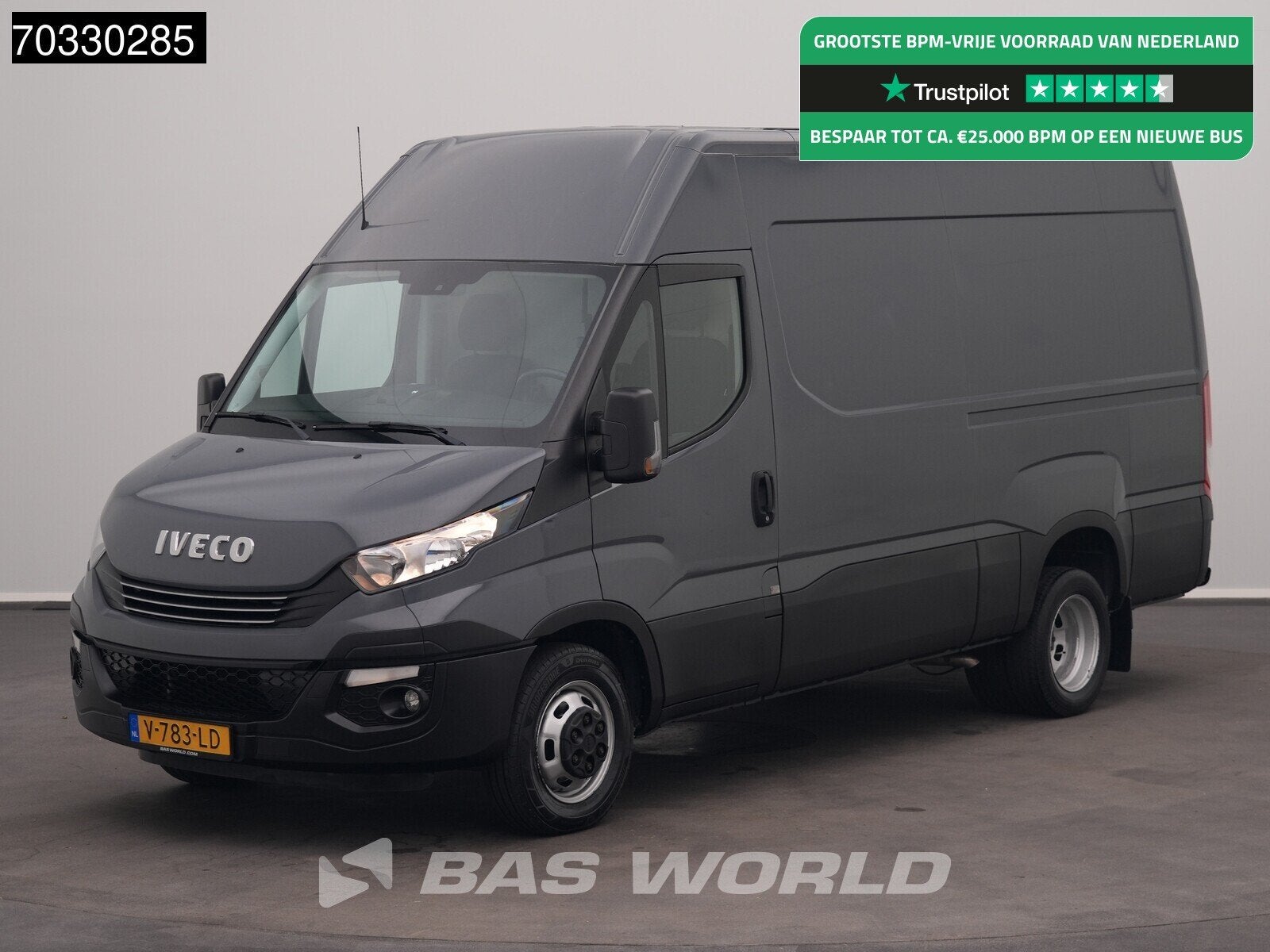 Iveco Daily 35C18 3.0L Automaat Dubbellucht L2H2 3,5t Trekha, Automaat, Stof, Gebruikt, Euro 6