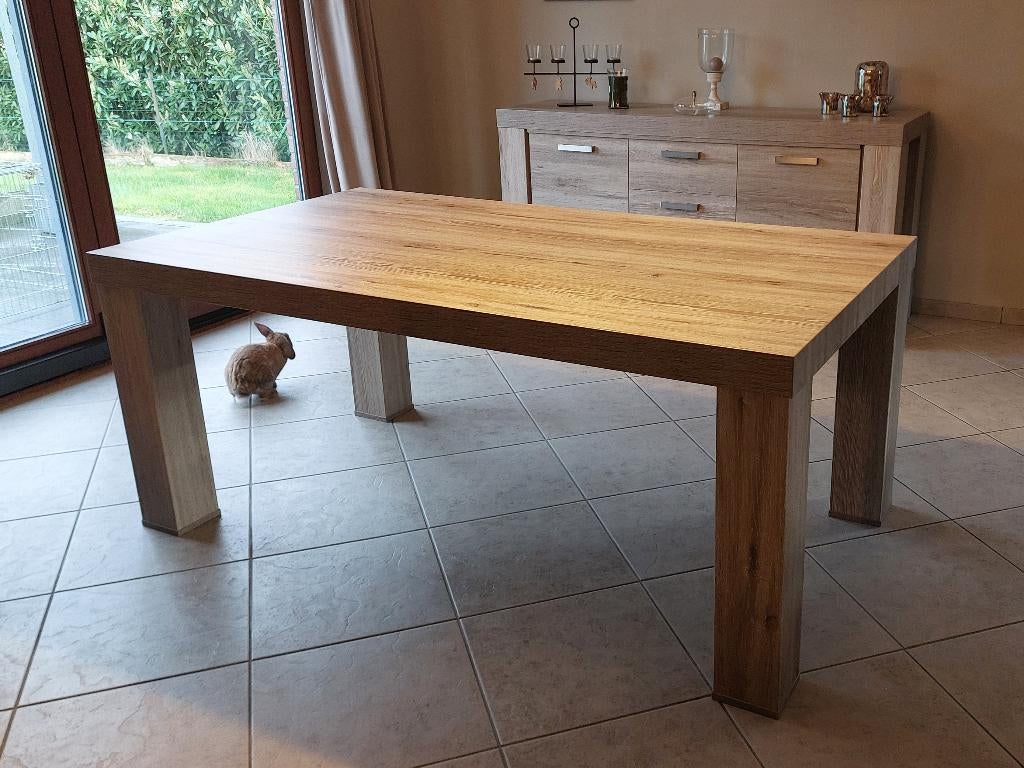 Grande table, Maison & Meubles, Tables | Tables à manger, Utilisé, 150 à 200 cm, Cinq personnes ou plus, Rectangulaire, Synthétique