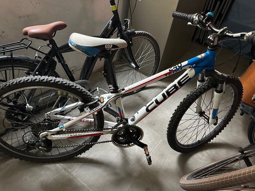 Mountainbike kinderen 24 inch merk Cube, Ophalen, Versnellingen, Cube, Schijfrem