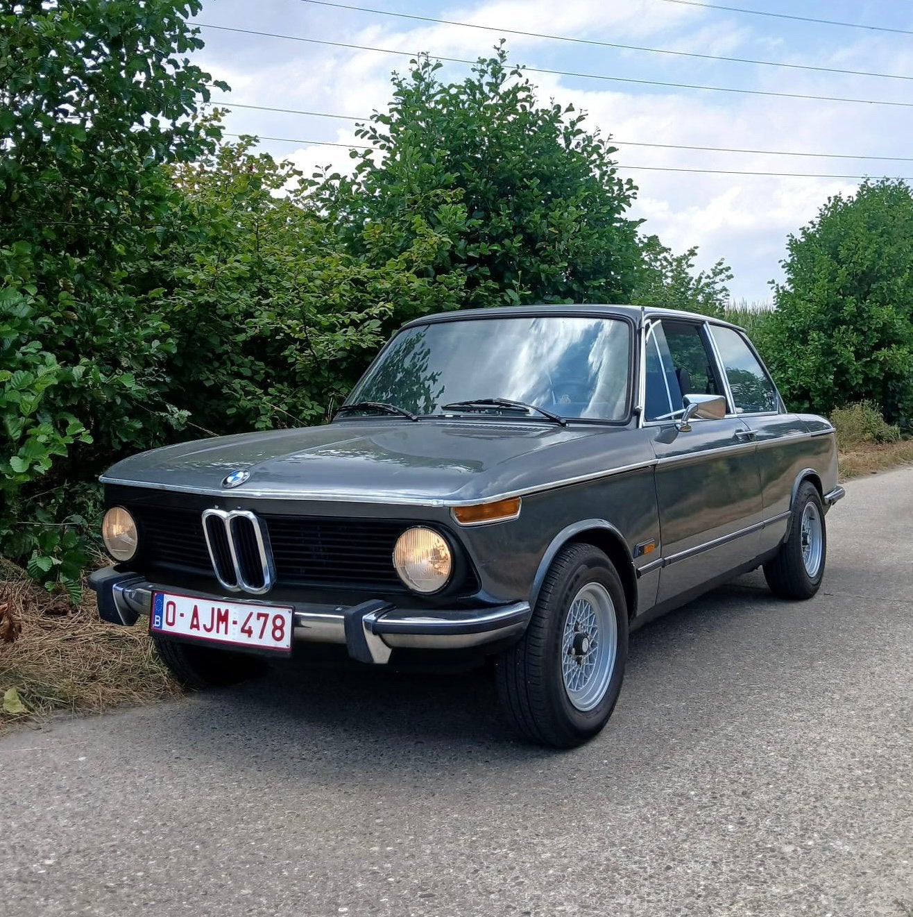 Bmw 1602L 1975, Argent ou Gris, Achat, Boîte manuelle, Bleu