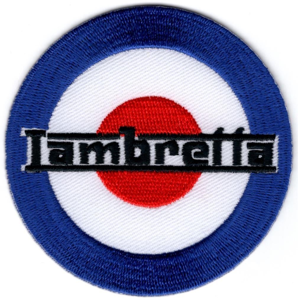 Lambretta stoffen opstrijk patch embleem #1, Envoi, Neuf