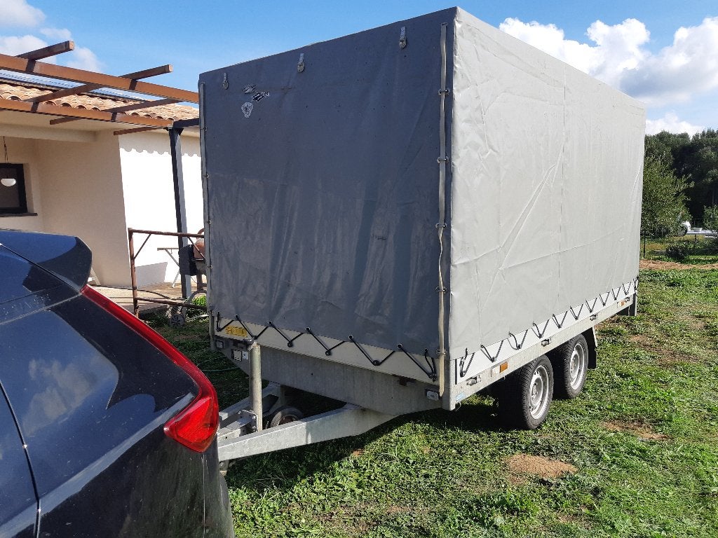 Professionele geremde aanhangwagen Hapert, Auto diversen, Ophalen, Gebruikt