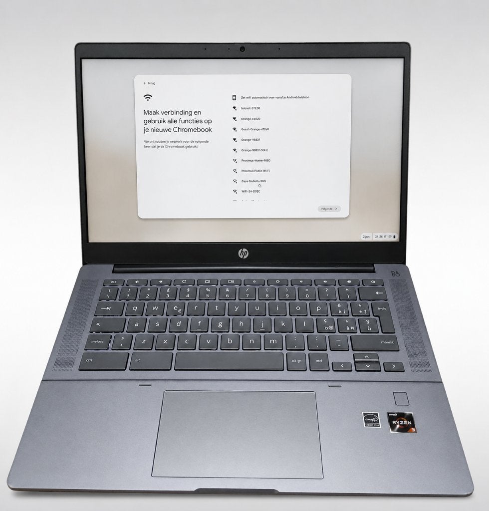 hp chromebook 14"  ryzen      8 Gb RAM  SSD 128 Gb, Computers en Software, Chromebooks, 8 GB, Refurbished, Ophalen of Verzenden