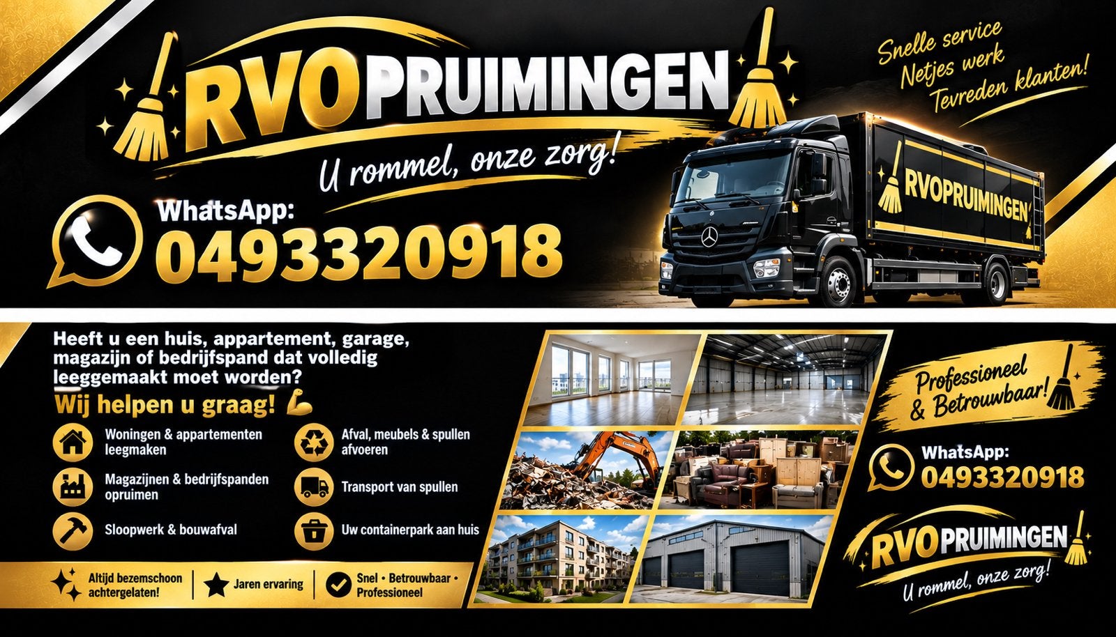Opruimingen, Ophalen