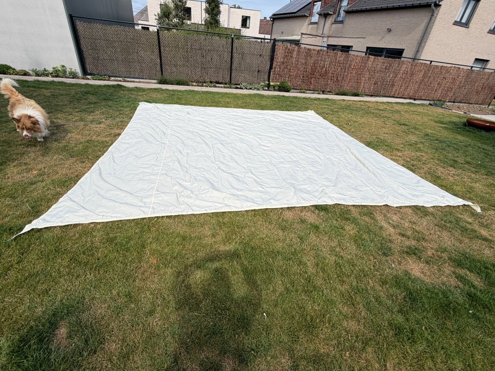 Schaduwdoek 5 x 5 meter (nieuw), Tuin en Terras, Ophalen, Nieuw